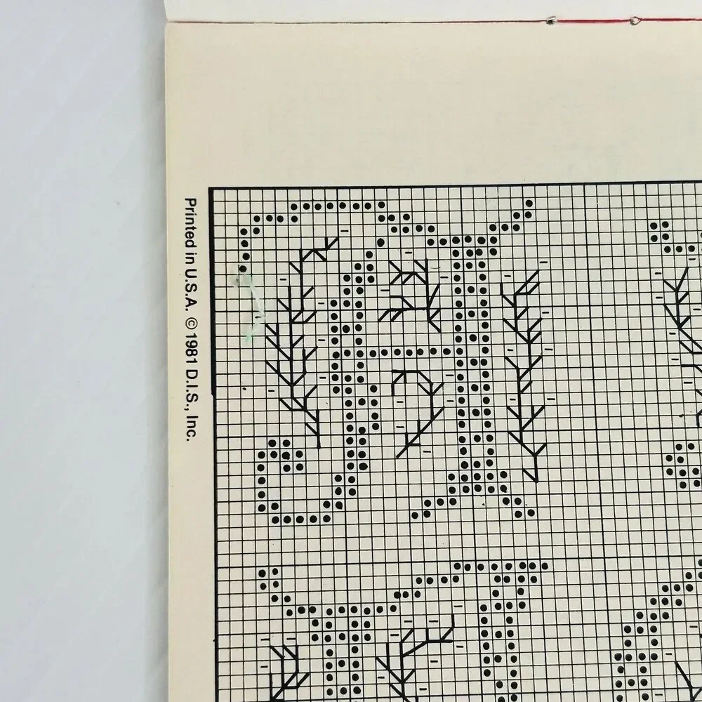 1981 Leisure Arts REGAL ROSE Floral Alphabet Cross Stitch Pattern Chart Leaflet